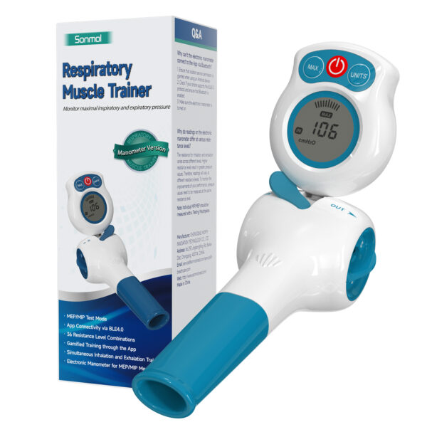 Sonmol respiratory muscle trainer with manometer