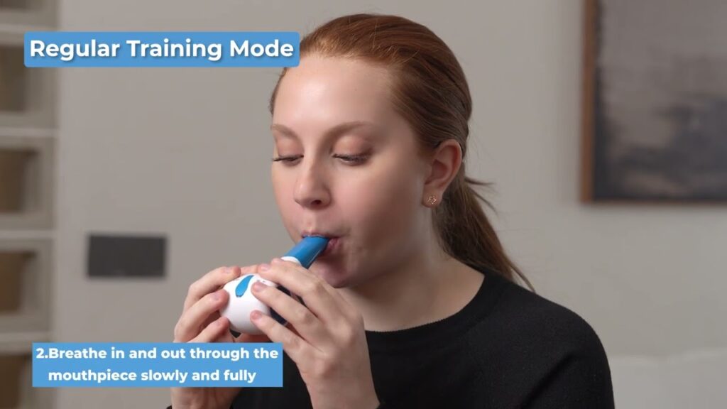 Breathing exercise training for children